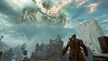 God of War: Ragnarök – Kratos Ascends in Epic, God of War: Ragnarök, Kratos (God Of War) HD wallpaper