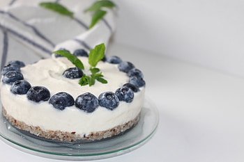 Cake, baking, blueberry HD wallpaper
