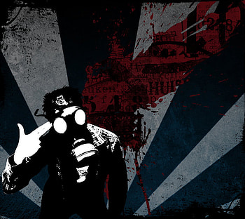 mask, grunge HD wallpaper