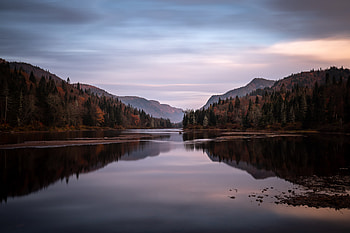 Parc national de la Jacques-Cartier, Stoneham-et-Tewkesbury, Quebec, Canada, nature, river HD wallpaper