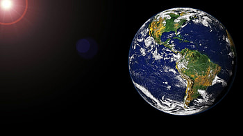Planet Earth, Sun and planets HD wallpaper