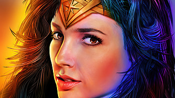 Wonder Woman Portrait Closeup , wonder-woman, superheroes, artist, artwork, digital-art, artstation HD wallpaper
