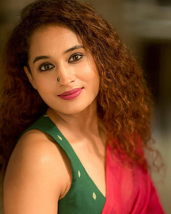 Pooja Ramachandran, eye, nose HD phone wallpaper