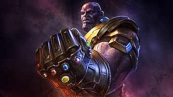 Thanos Menace, thanos, supervillain, superheroes, artwork, digital-art, artstation HD wallpaper