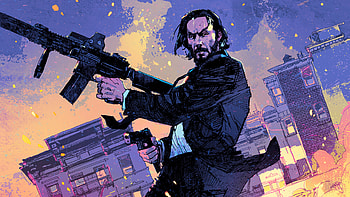 John Wick Illustration, john-wick, artwork, illustration HD wallpaper
