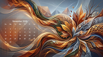 November 2026 Calendar HD wallpaper