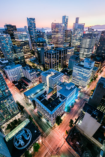 Cities, Roads, City, Building, View From Above, Skyscrapers HD phone wallpaper