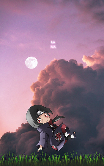 cute itachi, naruto, baby, babyitachi, larx, itachi art, anime HD phone wallpaper