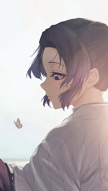 Shinobu Kochou, Shinobu Kochou, Anime, Demon Slayer: Kimetsu no Yaiba HD phone wallpaper