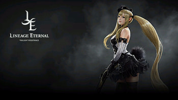 Fantasy girl, black, frumusete, blonde, fantasy, lineage eternal, game, girl, luminos HD wallpaper