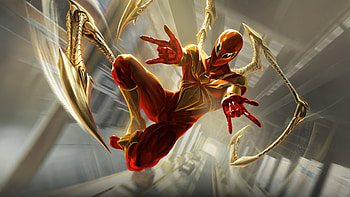 Spider Man With Mechanical Arms, spiderman, superheroes, artwork, art, digital-art, deviantart HD wallpaper