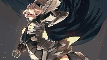 Video Game - Fire Emblem Fates White Hair Armor Cape Sword Flicka Bakgrund HD wallpaper