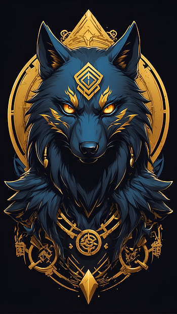 Wolf , Anime, Anime Art, artistic HD phone wallpaper