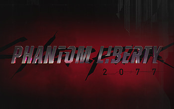 Cyberpunk 2077: Phantom Liberty (2023) - Official Logo, video game, Cyberpunk 2077 HD wallpaper