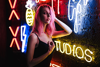 Blonde, girl, pretty HD wallpaper