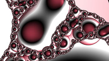 Trippy Psychedelic Fractal, trippy, psychedelic, aesthetic, red, Abstract, fractal HD wallpaper