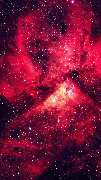 Galaxy Aesthetic, Red HD phone wallpaper