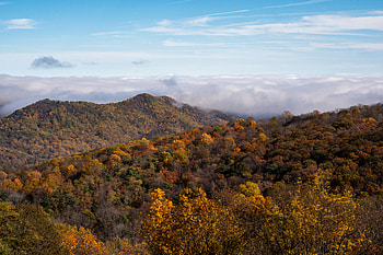 Landscape, Nature, Mountains, Autumn, Clouds, Forest HD wallpaper