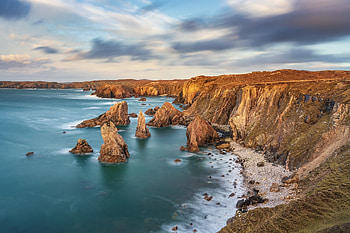 Sea Stacks Of The Isle Of Lewis, sea, stacks, lewis, isle HD wallpaper