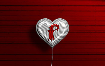 I Love Basel-Landschaft, , realistic balloons, red wooden background, Day of Basel-Landschaft, swiss cantons, flag of Basel-Landschaft, Switzerland, balloon with flag, Cantons of Switzerland, Basel-Landschaft flag, Basel-Landschaft HD wallpaper