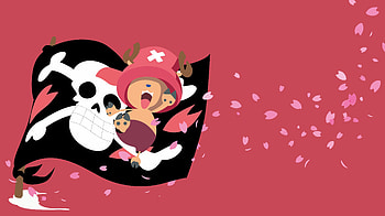 Tony Tony Chopper, Anime, One Piece, Minimalist HD wallpaper