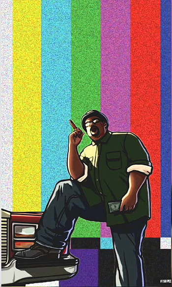 GTA, art, green HD phone wallpaper
