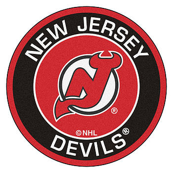 New Jersey Devils Logo Roundel Mat - 27