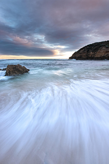 Nature, Stones, Sky, Sea, Rocks, Horizon, Blur HD phone wallpaper