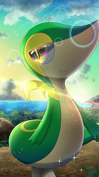 Snivy Shoreline Glow — Pokémon Anime , Anime, Pokemon HD phone wallpaper