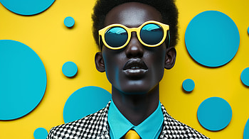 Preppy Style Bold Fashion, preppy, fashion, portrait, vibrant colors, sunglasses HD wallpaper