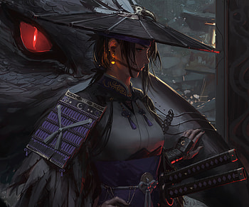 Fantasy Samurai: Shadow of the Serpent, fantasy, samurai HD wallpaper