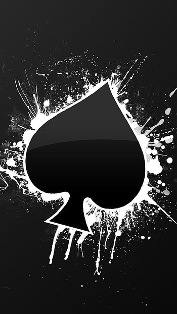Ace King, Spades, black HD phone wallpaper