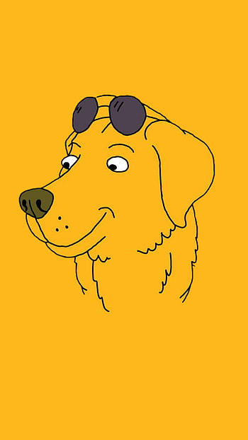 Mr peanutbutter, dibujo animado, nariz, cabeza HD phone wallpaper