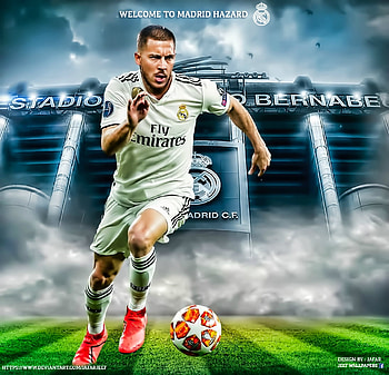 Eden Hazard, real madrid, eden hazard real madrid, belgian, soccer, sport, eden, santiango bernabeu, eden hazard 2019, hazard HD wallpaper