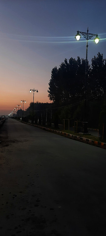 Evening, cloud, sky, street, Srinagar, kashmir HD phone wallpaper
