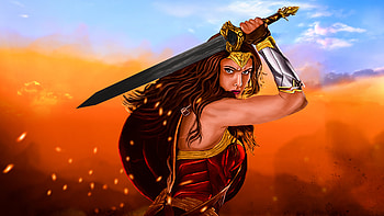 Wonder Woman Ultimate Goddess Of Justice, wonder-woman, superheroes, artist, artwork, digital-art, behance HD wallpaper