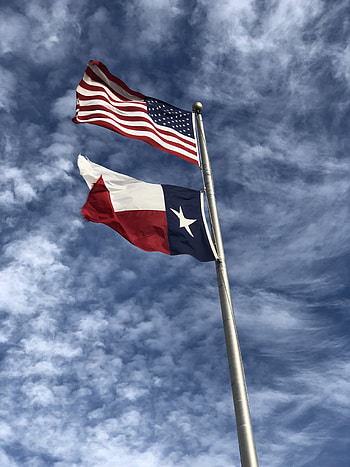 Texas, cloud, sky, USA, flag HD phone wallpaper