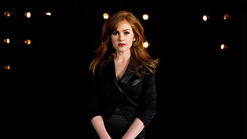 Redhead, pretty, Isla Fisher HD wallpaper