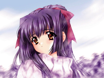 Anime, Girl, Pretty, Brunette HD wallpaper
