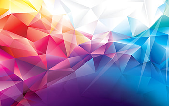 Colorful Polygons HD wallpaper
