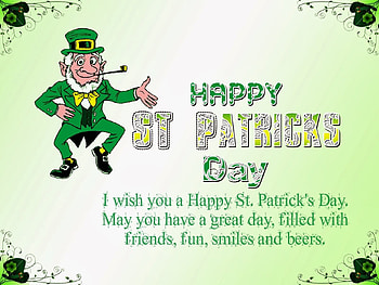 Happy St. Patrick's Day, shamrocks, leprechaun, pipe, Happy St Patricks Day, Saint Patricks Day, Patricks Day, St Patricks Day, clovers, hats HD wallpaper