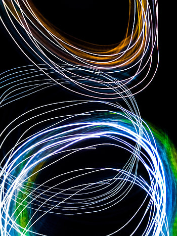 Abstract, Circles, Neon, zelight, Glow HD phone wallpaper