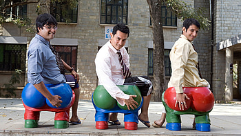 3 idiots movie, Hilarious escapades, Unconventional education, Cult classic HD wallpaper