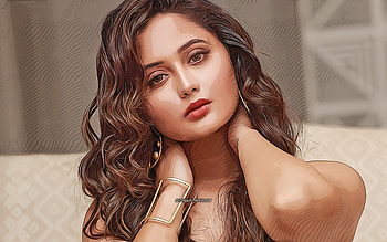 Rashmi Desai, , vector art, Bollywood, indian actress, celebrity drawings, Rashmi Desai drawing, indian celebrity, movie stars, Rashmi Desai HD wallpaper