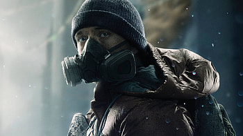 Tom Clancy’s The Division™ - Official Steam Trading Card, post apocalyptic, gas mask, video game, Tom Clancy's The Division HD wallpaper