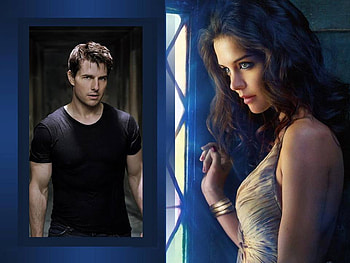 Katie Holmes & Tom Cruise, tom cruise, katie holmes, actress, celebrities, holmes, cruise, actor, tom, katie HD wallpaper