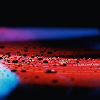 Drops, Macro, Surface HD phone wallpaper