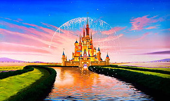 Disney Castle HD wallpaper