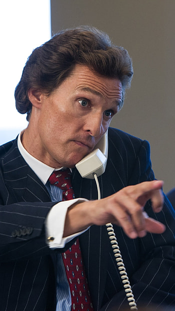 Matthew McConaughey, The Wolf of Wall Street HD phone wallpaper