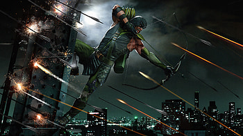Green Arrow, Ultra , Detailed visuals, Heroic representation HD wallpaper